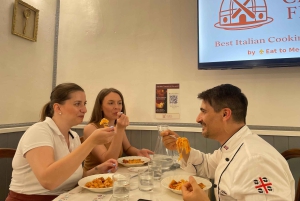 Firenze: Pastanvalmistuskurssi, jossa on illallinen, viiniä ja... laulamista!