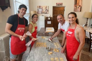 Florence: Pasta Making Class with Wine, Limoncello, and Cake