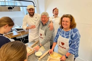 Florence: Pasta Making Class with Wine, Limoncello, and Cake