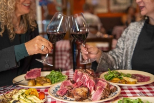 Florencia: Piazza Signoria, cena y los Tres Tenores