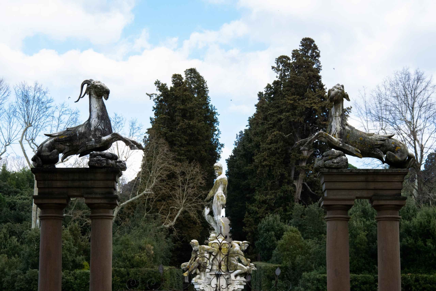 フィレンツェピッティ宮殿とボーボリ庭園ウォーキングツアー