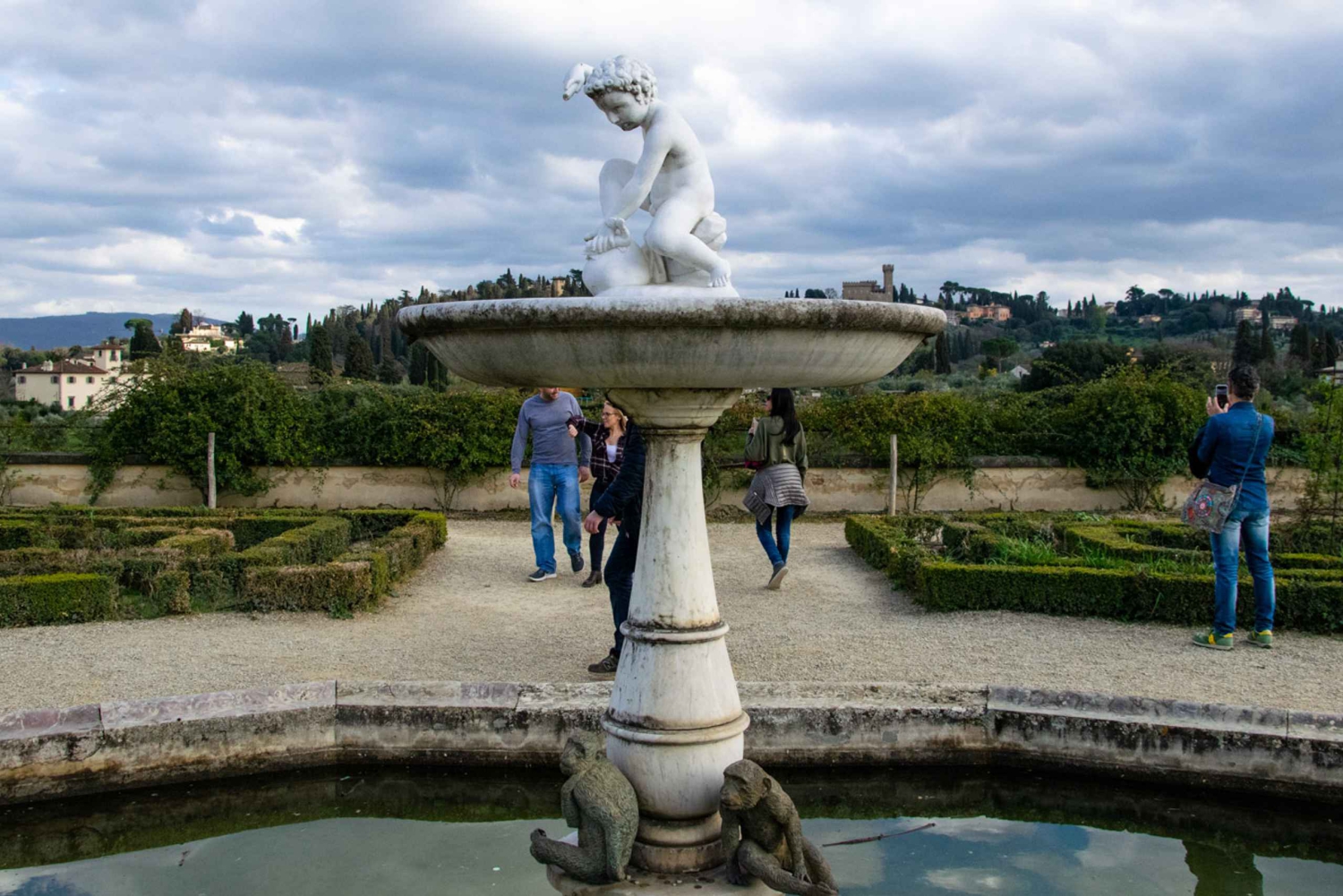 フィレンツェピッティ宮殿とボーボリ庭園ウォーキングツアー