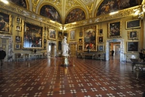 Florence : palais Pitti, jardin de Boboli, galerie Palatine