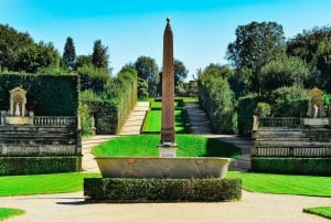 Florence : palais Pitti, jardin de Boboli, galerie Palatine