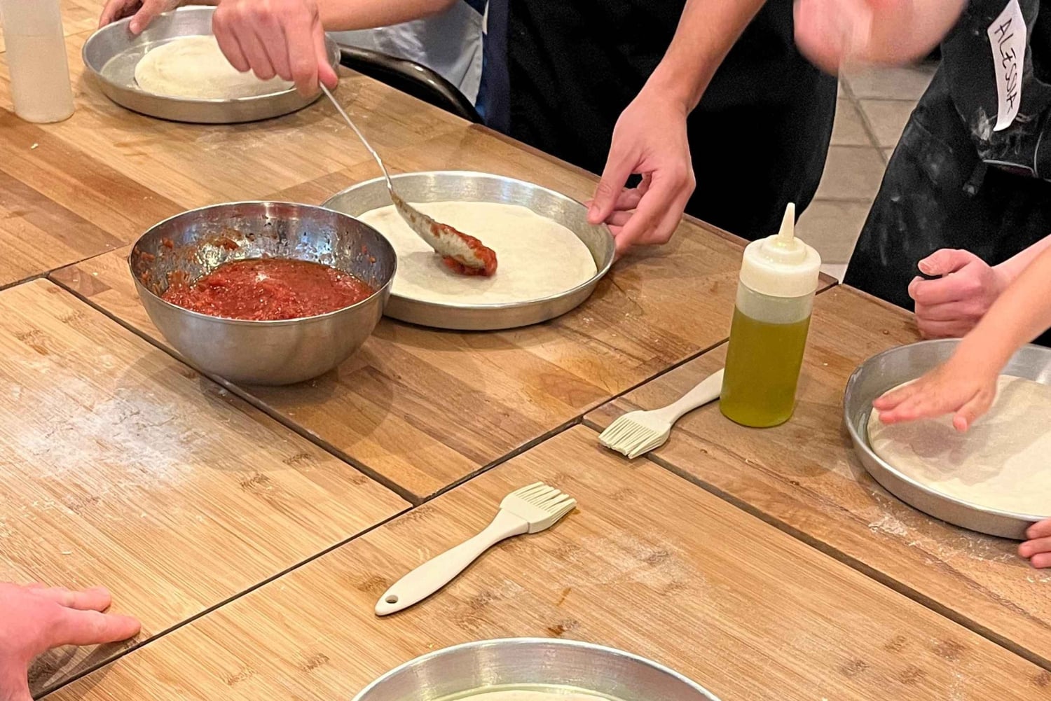 Florença: aula de pizza e gelato