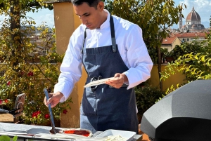 Firenze: Pizzakursus med udsigt over katedralen