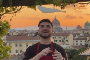 Firenze: Pizzakursus med udsigt over katedralen