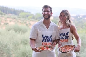 Florença: aula de pizza ou massa com gelato numa quinta toscana