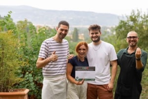 Florença: aula de pizza ou massa com gelato numa quinta toscana