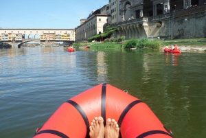 Florence: Ponte Vecchio en stadsbezienswaardigheden begeleide kajakcruise