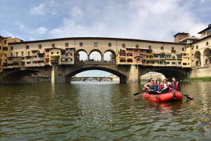 Florença: Experiência de Rafting na Ponte Vecchio com Aperitivo