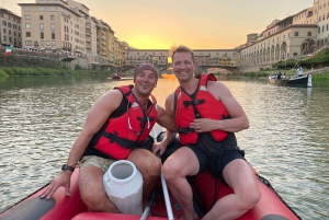 Florença: Experiência de Rafting na Ponte Vecchio com Aperitivo