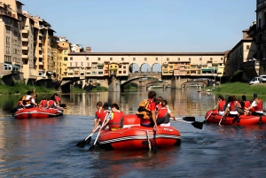 Florença: Experiência de Rafting na Ponte Vecchio com Aperitivo