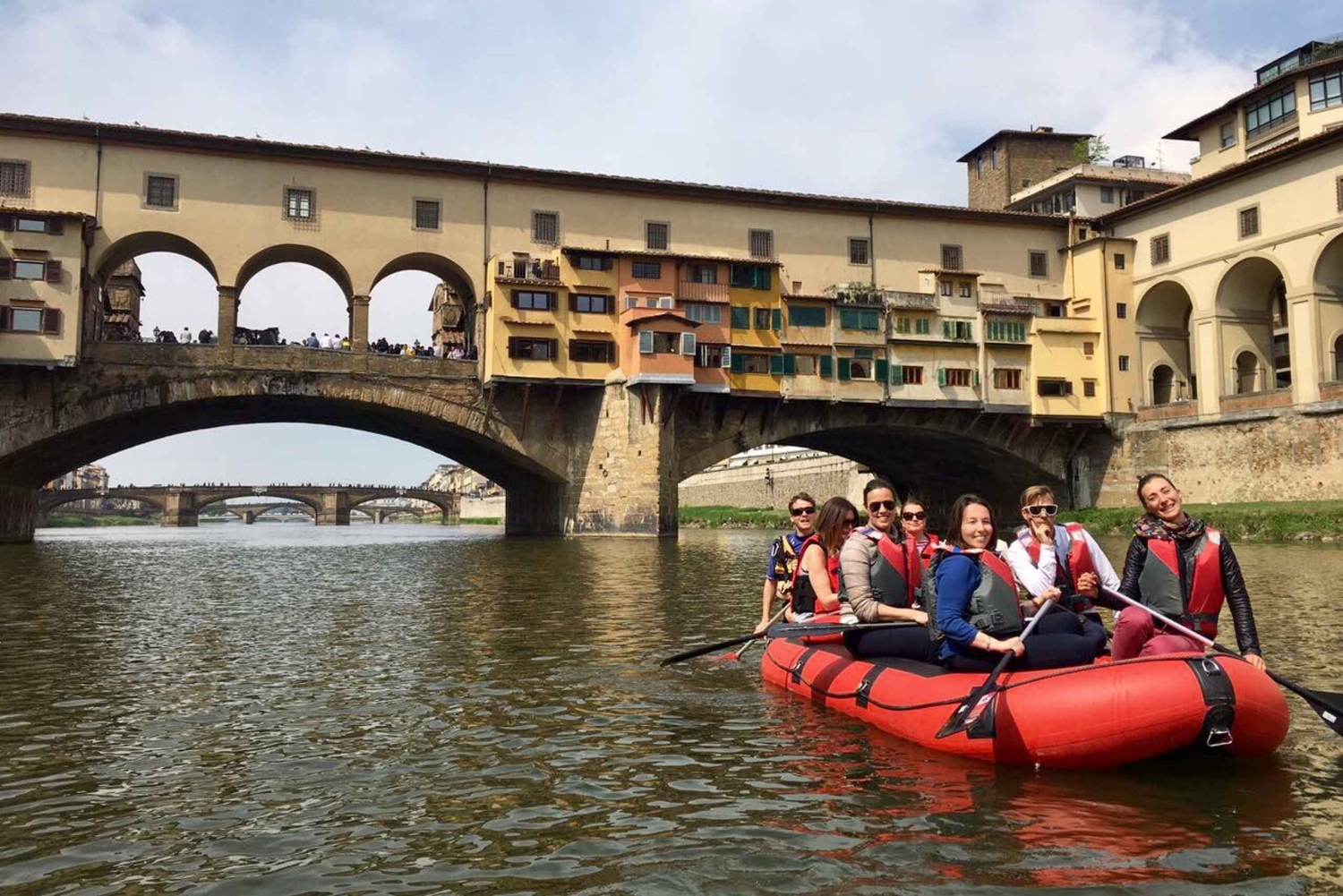 Florencja: most Pontevecchio i rejs raftingiem po zabytkach miasta
