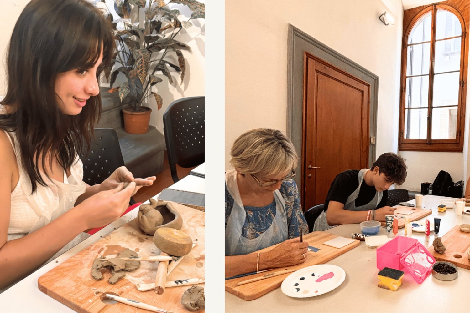 Made in Florence: Keramiikan valmistus- ja koristelukokemus
