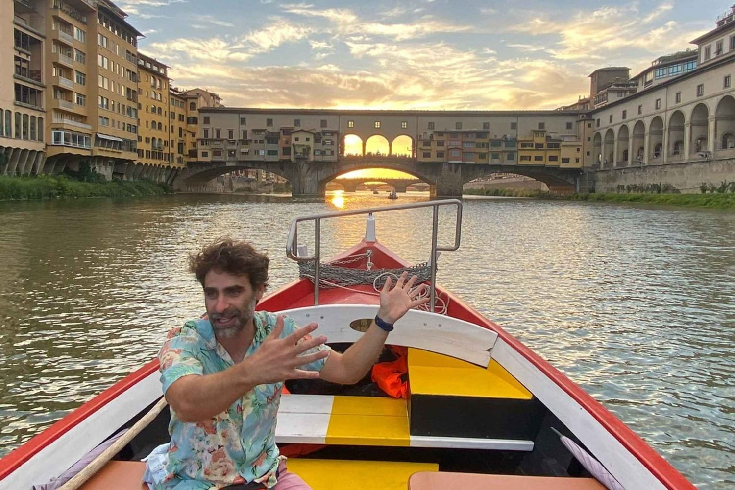 Firenze: Privat bådtur med vin