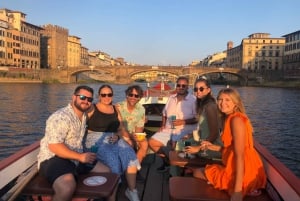 Firenze: Privat båttur med vin