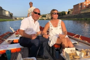 Firenze: Privat båttur med vin