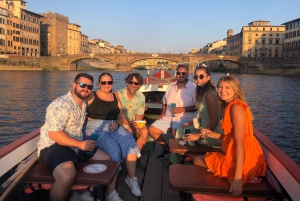 Firenze: Privat bådtur med vin