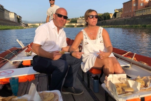Firenze: Privat bådtur med vin