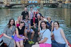 Firenze: Privat bådtur med vin