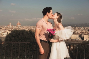 Florenz: Privates Fotoshooting auf dem Piazzale Michelangelo