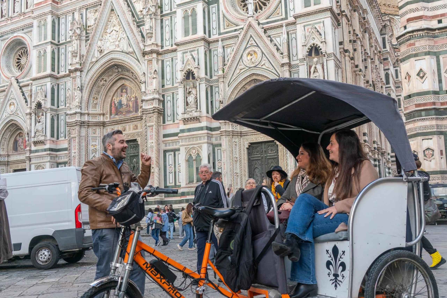 Florencja: prywatny transport rikszą