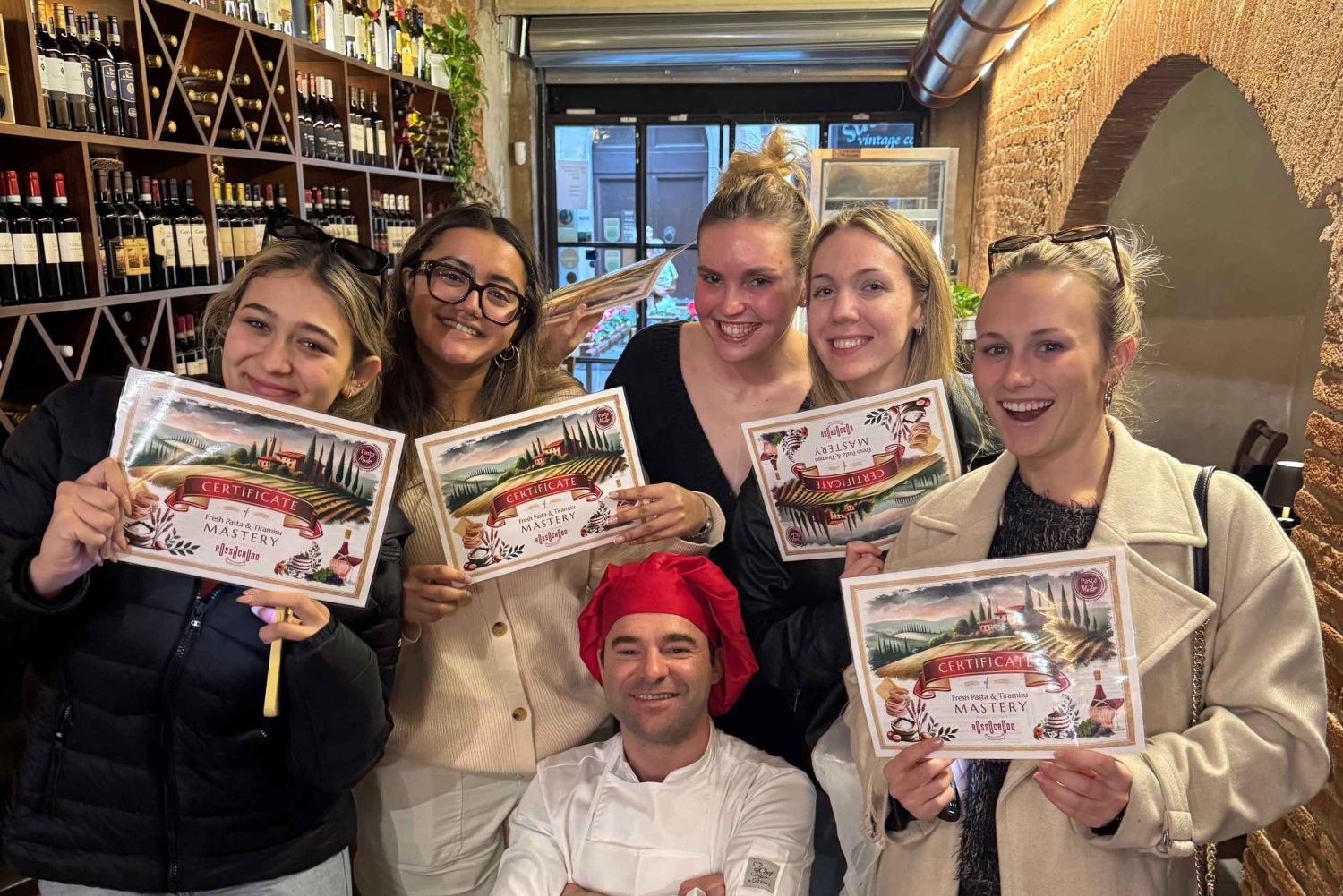 Florence: Ravioli & Pasta Making Class with lots of Wine