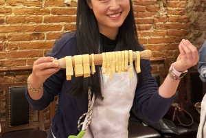 Florence: Ravioli & Pasta Making Class with lots of Wine