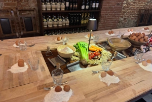 Florence: Ravioli & Pasta Making Class with lots of Wine