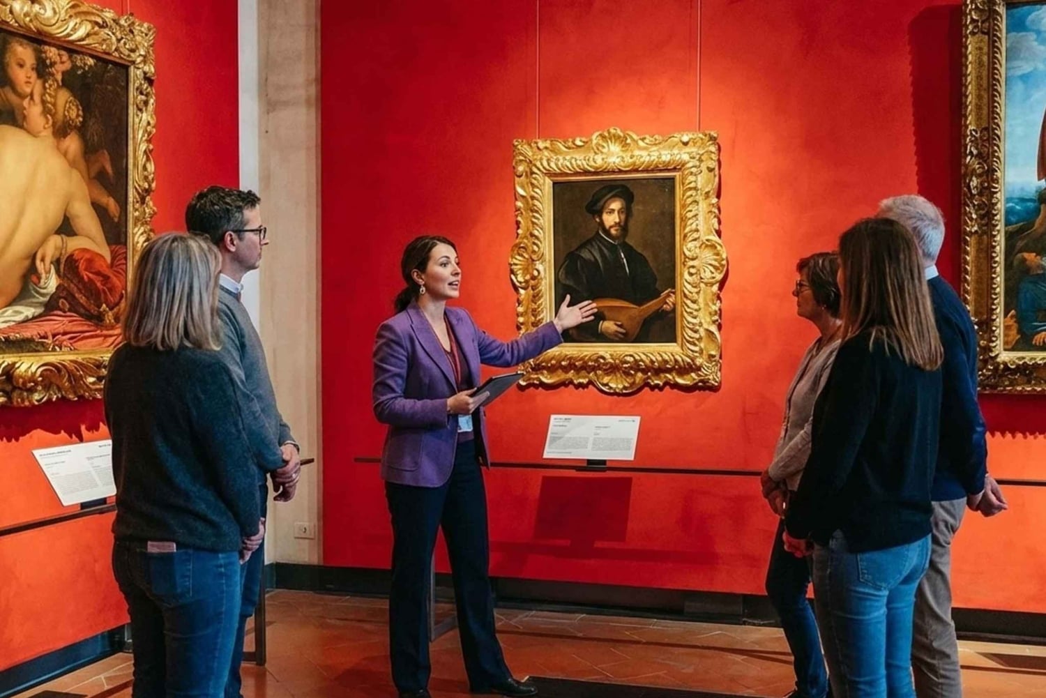 Firenze: Renessansekunst-tur med utsikt fra Uffizi-terrassen