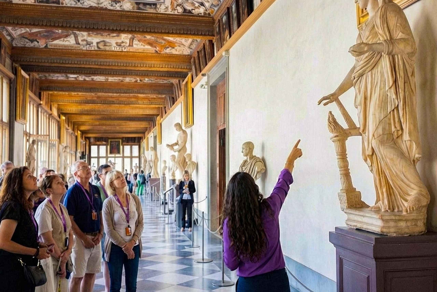 Firenze: Renessansekunst-tur med utsikt fra Uffizi-terrassen