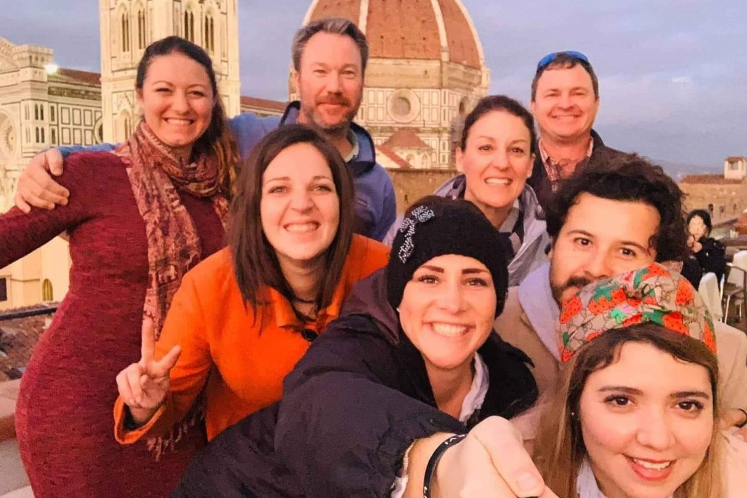 Firenze: Tour dei bar sul tetto con bevande, aperitivo e gelato