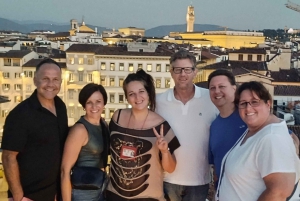 Florença: Tour pelo bar no terraço com bebidas, aperitivo e gelato