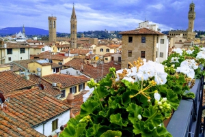 Firenze: Rooftop Bar Tour med drinks, aperitif og gelato