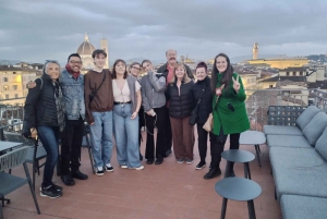 Firenze: Tour dei bar sul tetto con bevande, aperitivo e gelato