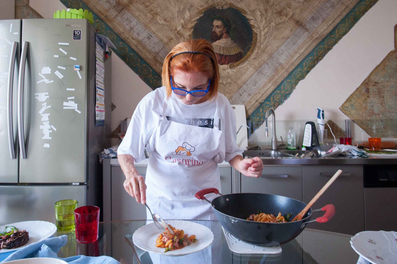 Florencia: Clase de elaboración de pasta en grupo reducido en casa de un lugareño