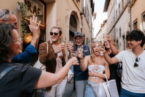 Firenze: Pienryhmille tarkoitettu auringonlaskun ruokakierros Oltrarnossa