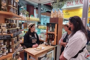 Florencia: Tour gastronómico a pie al atardecer con degustaciones