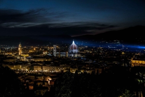 Firenze: Auringonlaskun panoraamakierros Fiesole & Michelangelon aukio