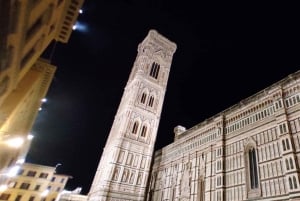 Florence : Visite touristique au coucher du soleil et dégustation de vin