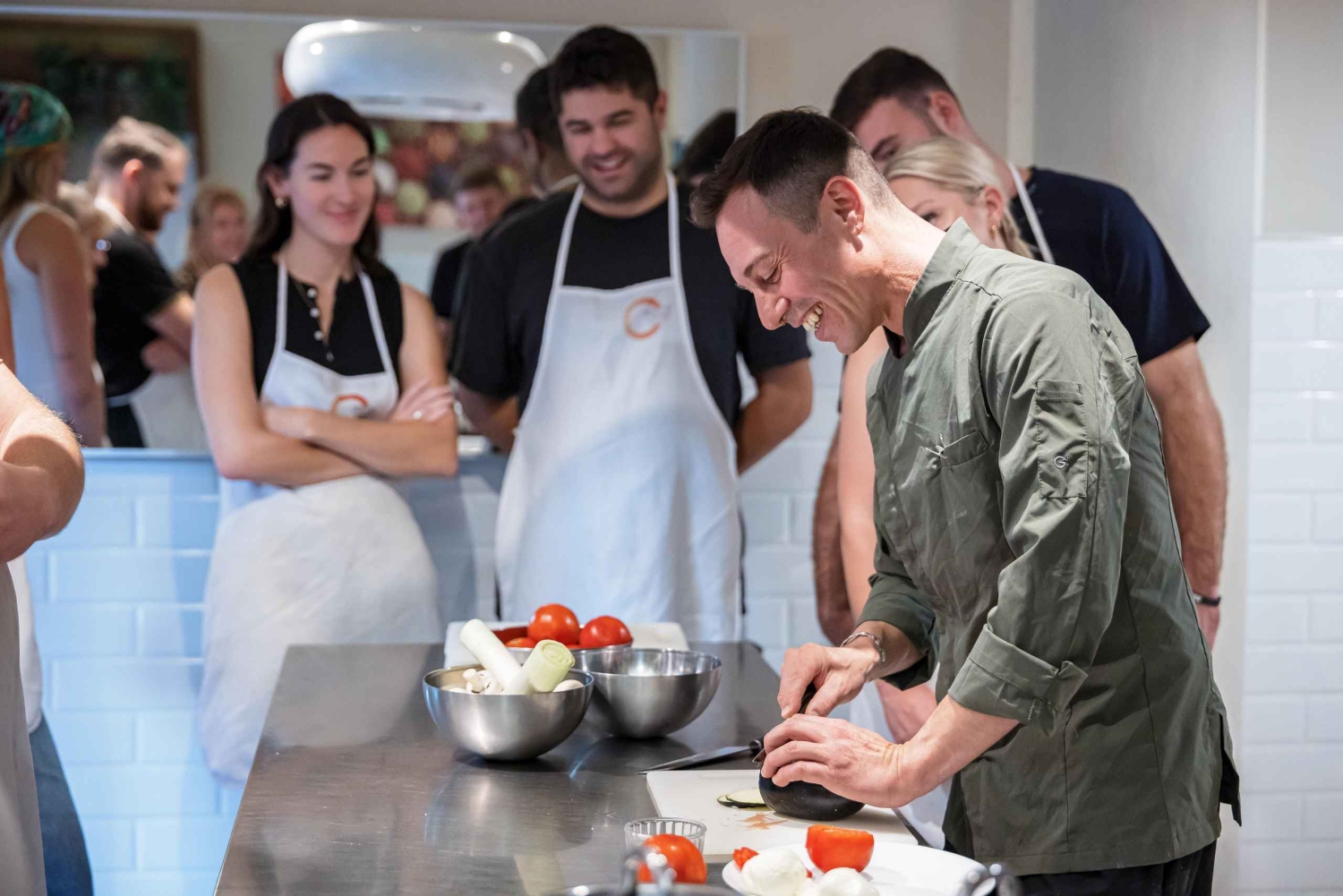 Firenze: Toscansk madlavningskursus med middag
