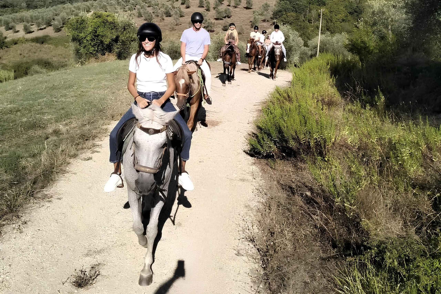 Florenz: Ausritt durch die toskanische Landschaft
