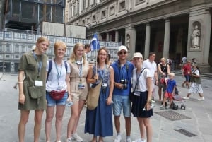 Firenze: tour a piedi per piccoli gruppi di Uffizi e Galleria dell'Accademia