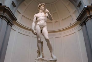 Firenze: Tour della Galleria degli Uffizi, dell'Accademia e di Ponte Vecchio