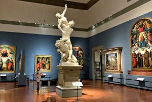 Firenze: Tour della Galleria degli Uffizi, dell'Accademia e di Ponte Vecchio