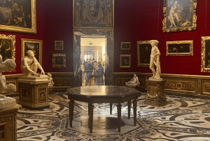 Florencia: Galería de los Uffizi y Corredor de Vasari Tour privado