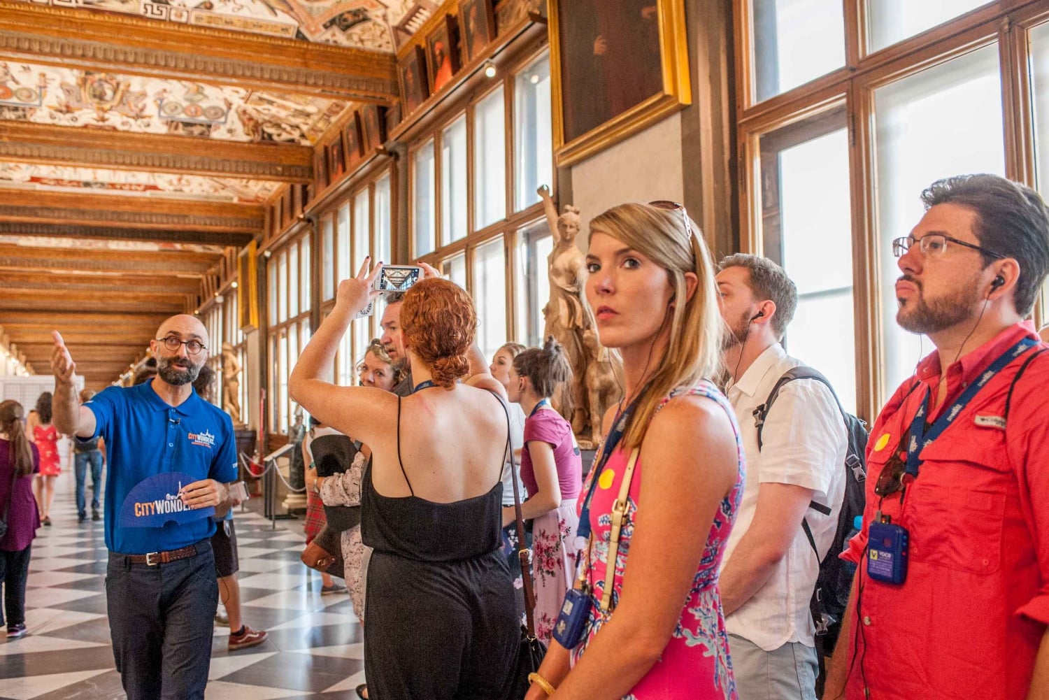 フィレンツェ：ウフィツィ美術館とアカデミア美術館のダビデ像ガイドツアー