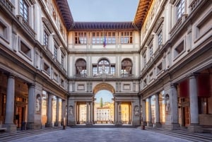 Firenze: Guidet tur i Uffiziene med inngangsbillett for å hoppe over køen