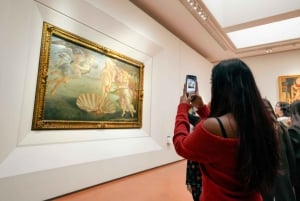 Firenze: Uffizi Skip køen-billet + audioguide APP